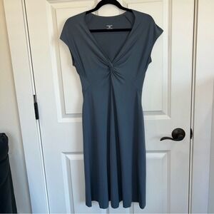 Patagonia‎ Seabrook Bandha Dress Size M Gray Short Sleeve